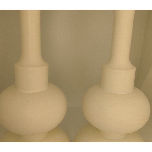 Aarikka Finland Candle Sticks Holders Set of 2 White Wood - Picture 8 of 12